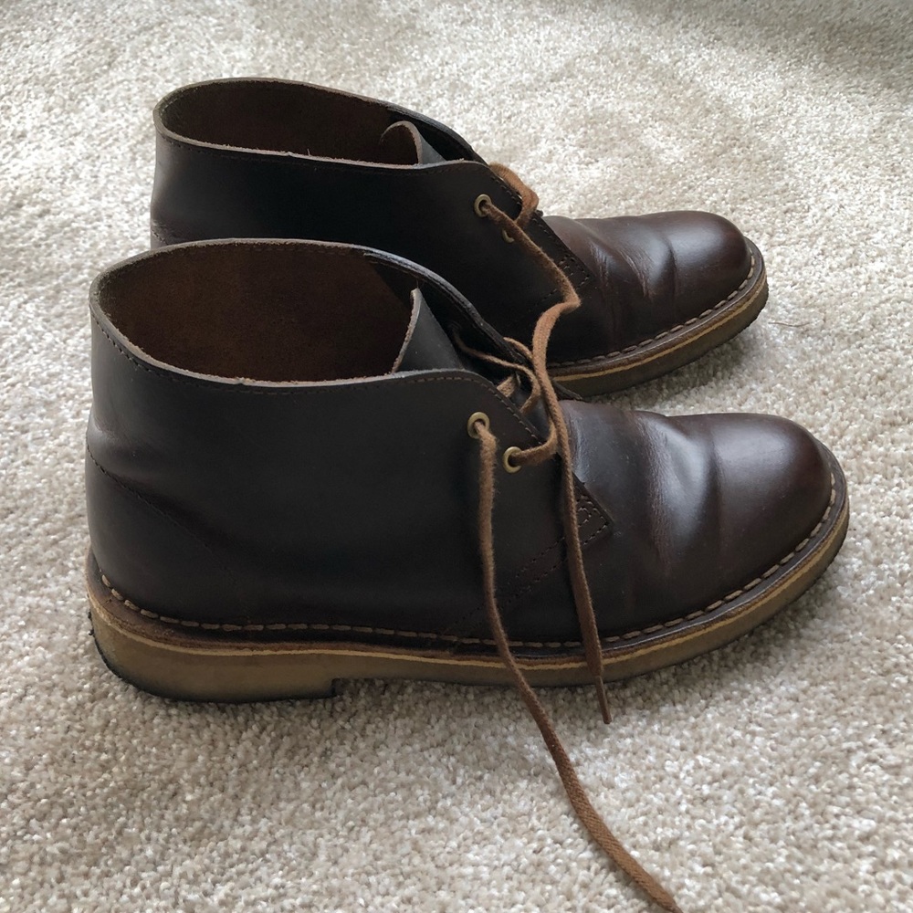 Clark’s Beeswax Leather Desert Boots